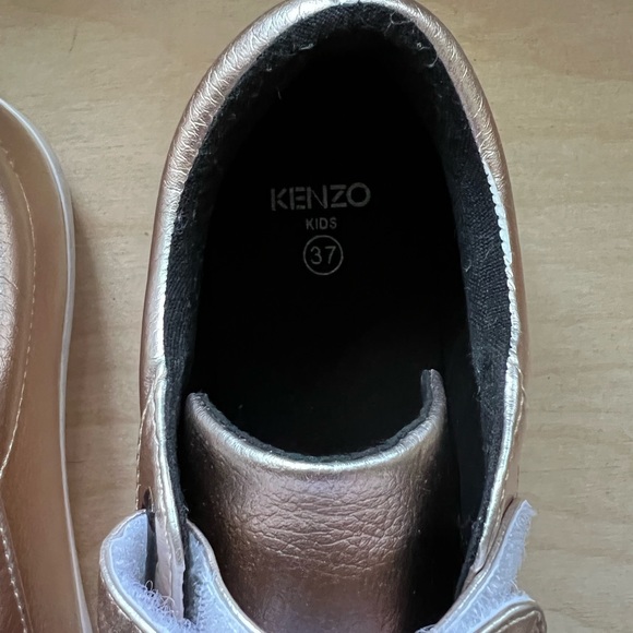 Kenzo embroidered gold sneakers - Picture 9 of 9